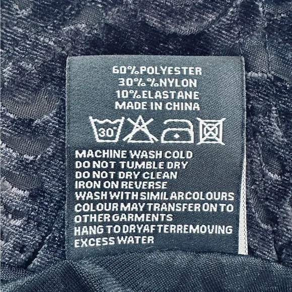 Killstar Genesis Lace Up Black Velvet Burnout Gothic Maxi Skirt - Picture 10 of 13